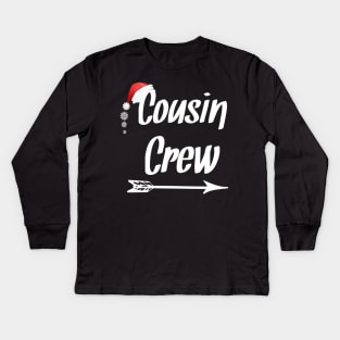 Cousin Crew Christmas Pajamas t shirt Kids Long Sleeve T-Shirt